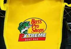 Bass Pro Shops Extreme Boat Bag Duffle Yellow Deck Tuff Waterproof 18x10x10 NEW