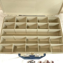 Big Fishing Lot Plano Double Layer Satchel, Lure, Bait, Sinkers, Pliers & Hooks