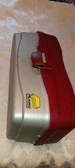 * Plano 1-Tray Tackle Box with Dual Top Access, New Red Metallic/Off White