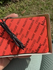 Model Radio Air Plane Parts and Tools in a VINTAGE Plano 6300 Tackle Box