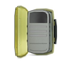 UPG Foam Waterproof Walkabout Large Olive Fly Box – Lightweight Dustproof Impact