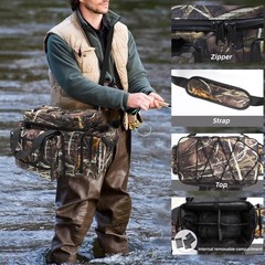 Fishing Tackle Bag for Saltwater or Freshwater, Water-Resistant 3600 Tackle B…