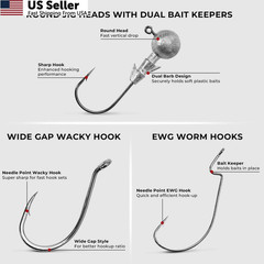 MadBite by KastKing 143pcs Freshwater Fishing Lure Kit, Includes Crankbaits,…