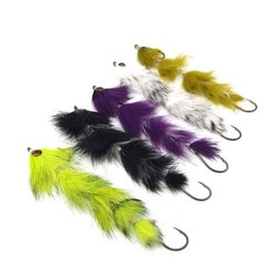 Two Piece Synthetic Lure Rig for Multi Section Fly Fishing Applications