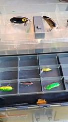 Vintage Fenwick FenLite 6.4 Multi Tier Lighted Fishing Box With Tackle