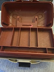 Flambeau Outdoors Classic Series 2-Tray Dividers Fishing Tackle Box W1627 Maroon