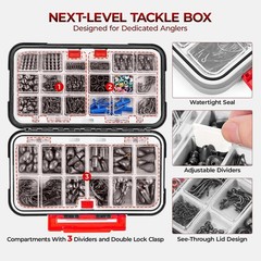 Ultimate 400-Pc KastKing Fishing Tackle Set in Watertight Box – Expert Endorsed