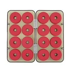 16pcs Fishing Foam Spools Board Line Organizer Hooks Leader Storage Box For Fly