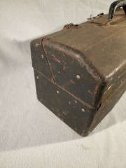 Vintage Grip-Loc Green Metal Tackle Tool Box Walton Products Made in USA