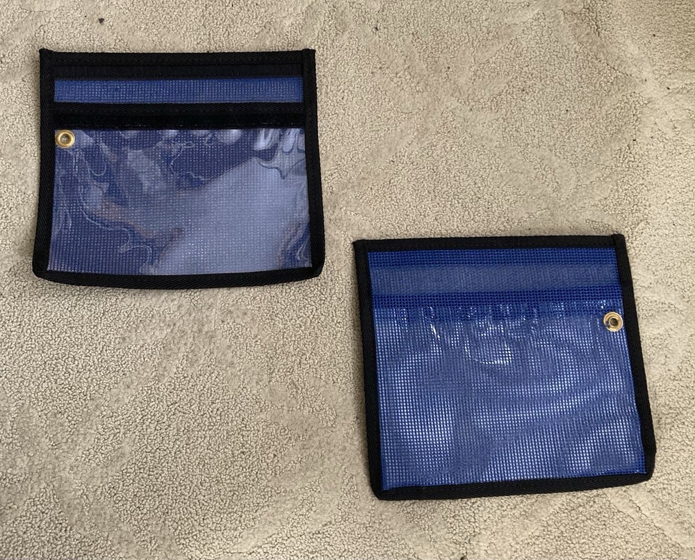 Fishing Tackle Lure Storage Bags. 2 Pack