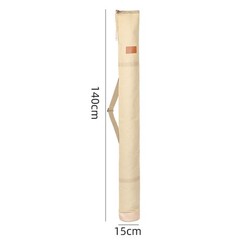 Portable Fishing Rod Storage Bag Canvas Tube Tackle Thickening Fishing Tool Bag