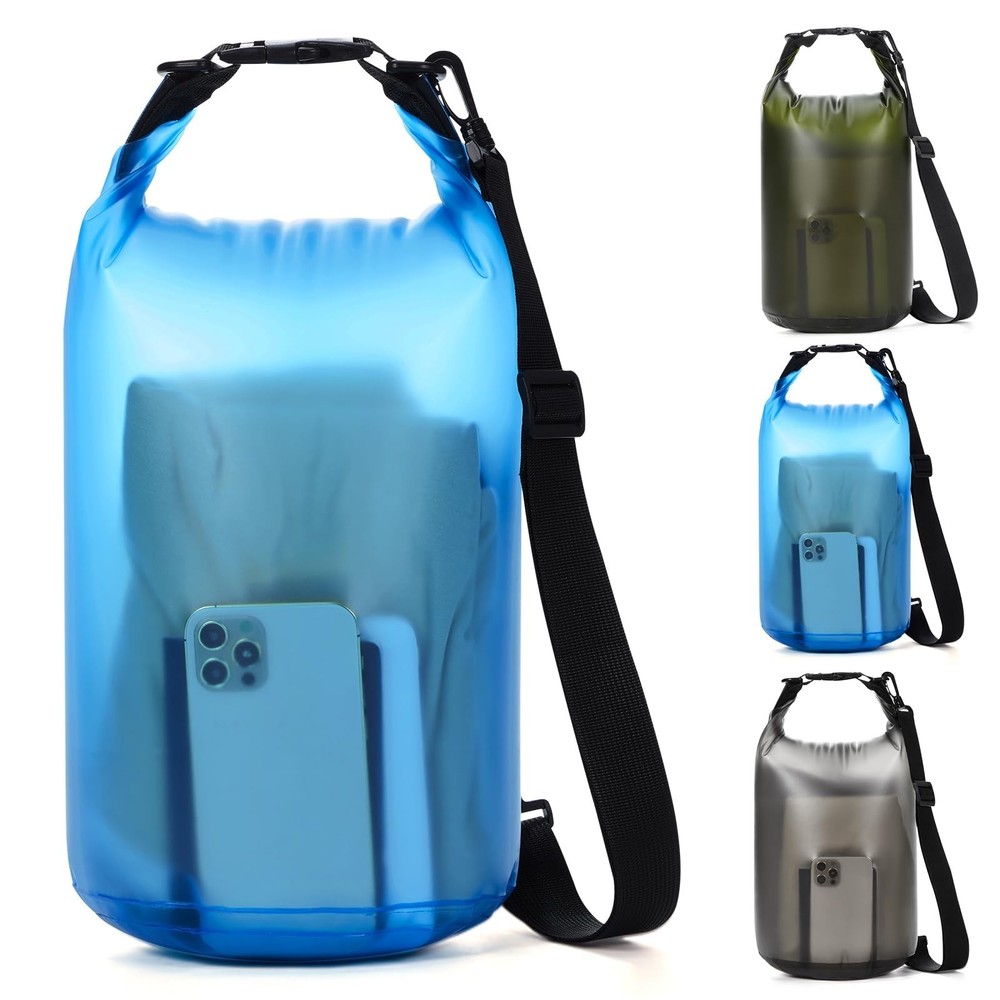 Dry Bags for Kayaking Waterproof, 5L/10L Dry Storage Bag, Roll Top Wet Bag fo…