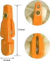 Corrosion-Resistant Fishing Release Clips – 10 Pcs for Trolling & Downriggers