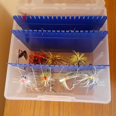 Flambeau Outdoors 00550 Large Big Mouth Spinnerbait Box WITH LURES!