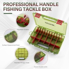 OpenSide Tactical Small bag with 3600 trays Green Bag + Fishing Boxes(handle)