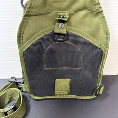 Trout Unlimited Tactical Sling Crossbody Bag Olive Green MOLLE Pockets Fishing