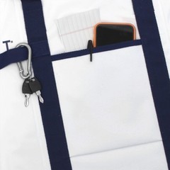 Savvycraft Waterproof Insulated Fish Kill Envelop: 60″L x 20″H, White/Navy