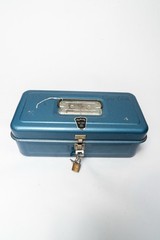 My Buddy No. 1351 Blue Metal Tackle Box Hard Case, 1 Pocket, MPN 1351 vintage