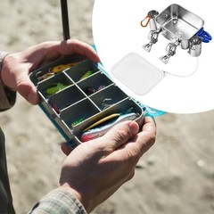 Boat Fishing Baits Box with Lid Waterproof Portable Easily Install Container