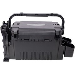 Dual-layer Fishing Tackle Box Large Storage Fishing Box W/ Rod Holde, Cup Holder