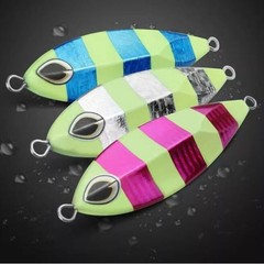 Glow Metal Jig Lure for Saltwater Fishing 80g 100g 120g Slow Fast Pitch
