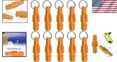 Corrosion-Resistant Fishing Release Clips – 10 Pcs for Trolling & Downriggers