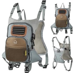 Fly Fishing Chest Pack,Waterproof Tackle Bag with Zip-Down Workstation,Fly