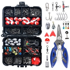 263pcs Fishing Accessories Kit With Fishing Tackle Box Fishing Equipment L2N0