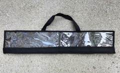 5 x TACKLEWORKS Spreader Bar Bag 30″ x 6″ Lure Dredge Storage – Black