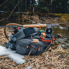 Fly Fishing Sling Pack Chest Bag Fishing Tackle Storage Shoulder Bag