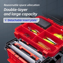 Fishingfans Multi-Function Fishing Tackle Box Bucket Lure Storage 6L/12L
