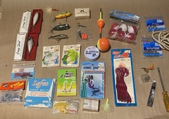 Vintage Fenwick 3.5 Box With Vintage Lures/tackle. Father’s Birthday Coming Up!