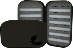 Quality Aluminum Black Satin Double Sided Nymph Fly Hook Eva Foam Fly Box