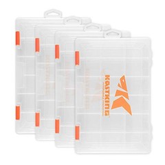 Utility Tackle Boxes, 3600 and 3700 Fishing Tackle Trays 3600(4Pack) Standard