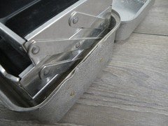 Vintage UMCO 102A Aluminum Cantilever Tackle Box Fishing Equipment Made in USA