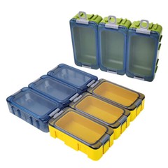 3Pcs Fishing Accessories Box Portable Storage Box Hook Container Lure Organizer