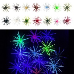 Soft Floating Urchin 5pcs 9cm 4g with Natural Hovering Action for Bass Fishing