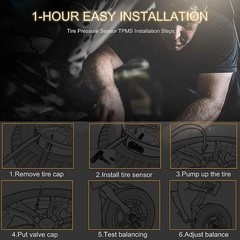 Ford Tire Pressure Monitoring System Sensor 315MHZ Programmed TPMS Sensor wit…
