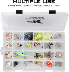 Tackle Boxes, Plastic Box, Plastic Storage Organizer Box with Removable Dividers