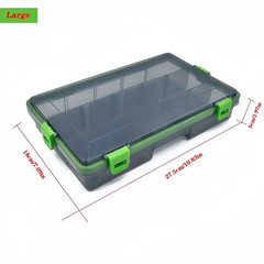 Large Capacity Fishing Tackle Box Organizer for Hooks Lures Bait Storage