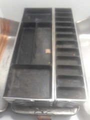Vintage UMCO 1000A Aluminum Copper Colored Tackle Box 7 Tray, Clean Great Shape