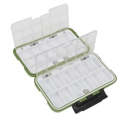 ABS Waterproof Fishing Tackle Box Bait Lure Hooks Storage Case Organizer
