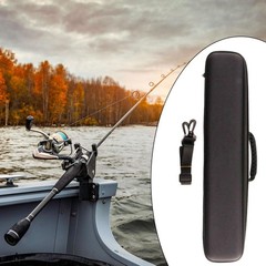 Fishing Gear Bag Carry Bag Carrier Organizer Hard Shell with Adjustable Shoulder