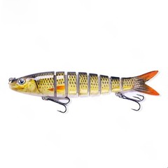 Sinking Minnow Lure 13.5cm 18g Multi-Segmented Jointed Bait for Outdoor Fishing