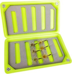 2 PC Fly Box Float Tackle Box Grip Foam Fly Fishing Tackle Boxes Fishing Storage