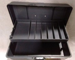 FENWICK “WOOD STREAM ” 12″×6×5″ PLASTIC TACKLE BOX VINTAGE USA 🇺🇸