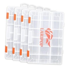 4-Pack 3600 Fishing Tackle Boxes, Four 3600(Tray Size: 11.49″x7.28″x1.65″)