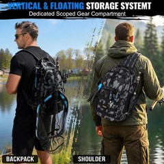 PLUSINNO Fishing Combo Set: Rod, Reel, Bag, Net, Tackle Box. F/S Men Gift.