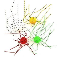 10Pcs Floating Sea Urchin Glow Soft Bait with Tentacles for Topmouth Culter