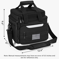 20L Fishing Tackle Bag Empty, Fits 3400-3600 & 4007 Lure Boxes, Water Resistant
